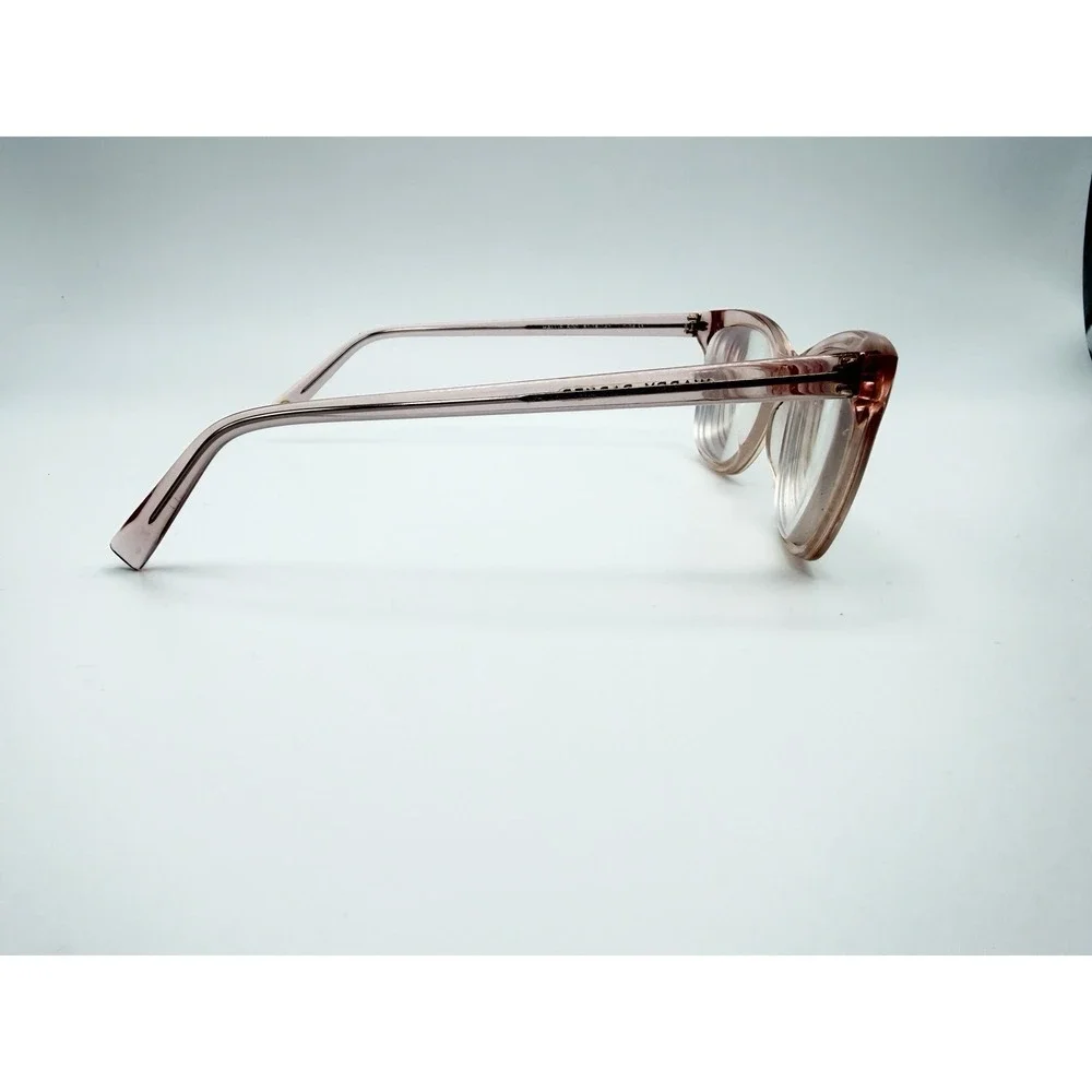 Warby Parker Hallie 600 Cat Eye PINK Transparent Eyeglasses Frame Only 51-18-145